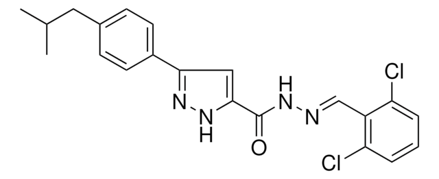 N'-(2,6-DICHLOROBENZYLIDENE)-3-(4-ISOBUTYLPHENYL)-1H-PYRAZOLE-5-CARBOHYDRAZIDE AldrichCPR