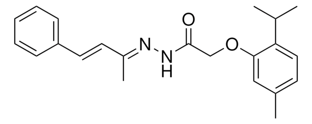 2-(2-ISOPROPYL-5-METHYLPHENOXY)-N'-(1-ME-3-PHENYL-2-PROPENYLIDENE)ACETOHYDRAZIDE AldrichCPR