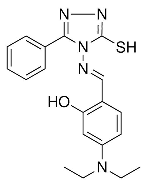 5-(DIETHYLAMINO)-2-(((3-MERCAPTO-5-PH-4H-1,2,4-TRIAZOL-4-YL)IMINO)METHYL)PHENOL AldrichCPR