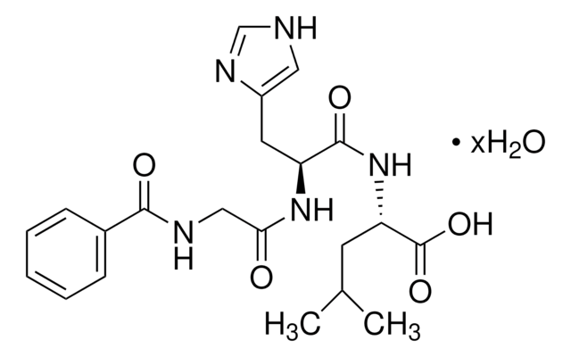 马尿酰-组氨酰-亮氨酸 水合物 powder, &#8805;98% (HPLC)