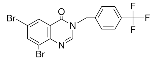 6,8-DIBROMO-3-(4-TRIFLUOROMETHYL-BENZYL)-3H-QUINAZOLIN-4-ONE AldrichCPR