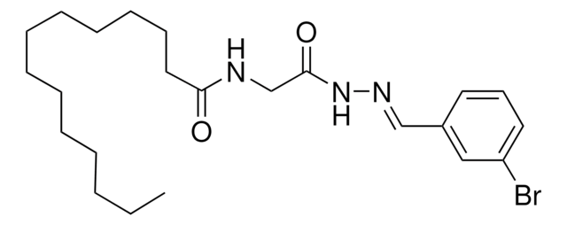 N-(2-(2-(3-BROMOBENZYLIDENE)HYDRAZINO)-2-OXOETHYL)TETRADECANAMIDE AldrichCPR