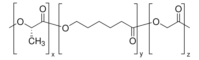 聚(L-丙交酯-co-己内酯-co-乙交酯) L-lactide 70&#160;%, average Mn ~50,000 by GPC