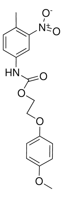 2-(4-METHOXYPHENOXY)ETHYL N-(4-METHYL-3-NITROPHENYL)CARBAMATE AldrichCPR