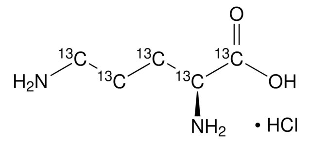 L-Ornithine-13C5 hydrochloride 99 atom % 13C, 98% (CP)