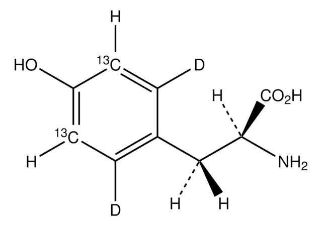 L-Tyrosine-(phenol-3,5-13C2,2,6-d2) ≥95 atom % 13C, ≥70 atom % D, ≥90% (CP)