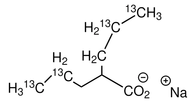 2-(丙基-2,3-13C2)戊酸-4,5-13C2 钠盐 99 atom % 13C