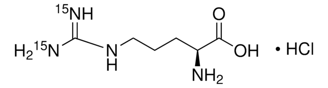 L-精氨酸-胍亚胺基-15N2 盐酸盐 98 atom % 15N, 98% (CP)