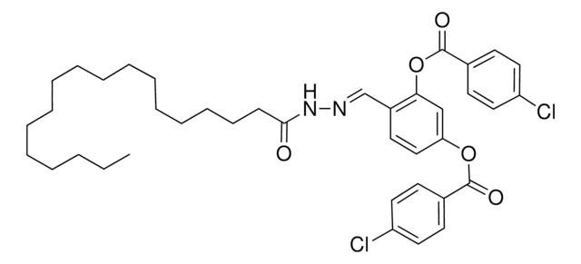 5-((4-CHLOROBENZOYL)OXY)-2-(2-STEAROYLCARBOHYDRAZONOYL)PHENYL 4-CHLOROBENZOATE AldrichCPR