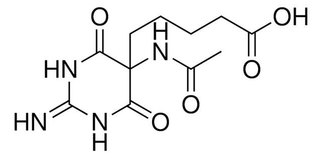 5-(5-(ACETYLAMINO)-2-IMINO-4,6-DIOXOHEXAHYDRO-5-PYRIMIDINYL)PENTANOIC ACID AldrichCPR