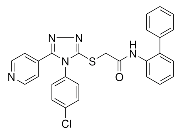 N-[1,1'-BIPHENYL]-2-YL-2-{[4-(4-CHLOROPHENYL)-5-(4-PYRIDINYL)-4H-1,2,4-TRIAZOL-3-YL]SULFANYL}ACETAMIDE AldrichCPR