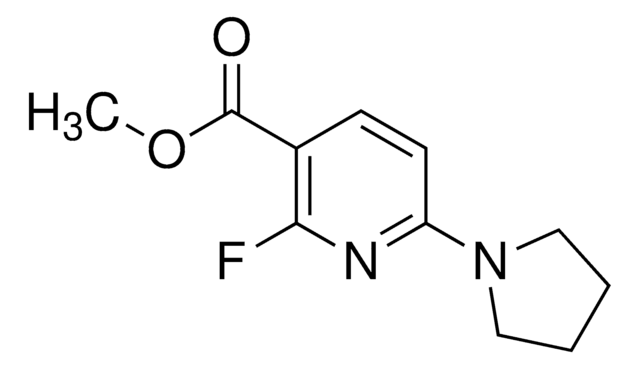 Methyl 2-fluoro-6-(pyrrolidin-1-yl)nicotinate AldrichCPR