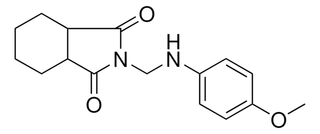2-((4-METHOXY-PHENYLAMINO)-METHYL)-HEXAHYDRO-ISOINDOLE-1,3-DIONE AldrichCPR