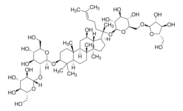 人参皂甙 Rc from Panax ginseng (Korean ginseng) root triterpenoid saponin, &#8805;98% (HPLC)