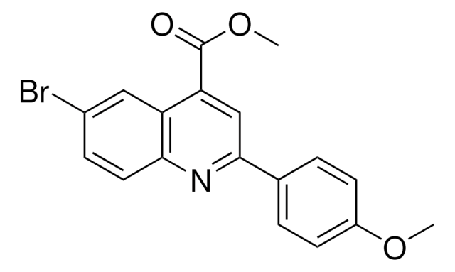 METHYL 6-BROMO-2-(4-METHOXYPHENYL)-4-QUINOLINECARBOXYLATE AldrichCPR