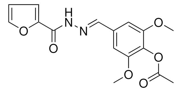 4-(2-(2-FUROYL)CARBOHYDRAZONOYL)-2,6-DIMETHOXYPHENYL ACETATE AldrichCPR