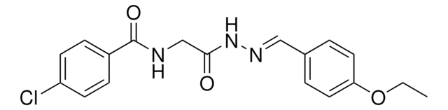 4-CHLORO-N-(2-(2-(4-ETHOXYBENZYLIDENE)HYDRAZINO)-2-OXOETHYL)BENZAMIDE AldrichCPR