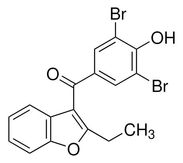 Benzbromarone certified reference material, TraceCERT&#174;, Manufactured by: Sigma-Aldrich Production GmbH, Switzerland