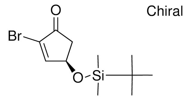 (4R)-2-BROMO-4-{[TERT-BUTYL(DIMETHYL)SILYL]OXY}-2-CYCLOPENTEN-1-ONE AldrichCPR