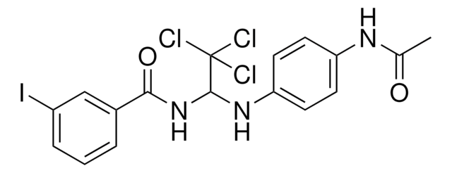 N-(1-(4-(ACETYLAMINO)ANILINO)-2,2,2-TRICHLOROETHYL)-3-IODOBENZAMIDE AldrichCPR