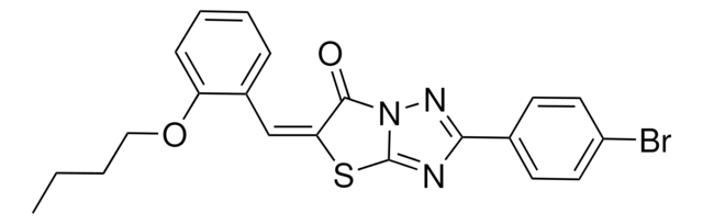 2-(4-BR-PH)-5-(2-BUTOXYBENZYLIDENE)(1,3)THIAZOLO(3,2-B)(1,2,4)TRIAZOL-6(5H)-ONE AldrichCPR