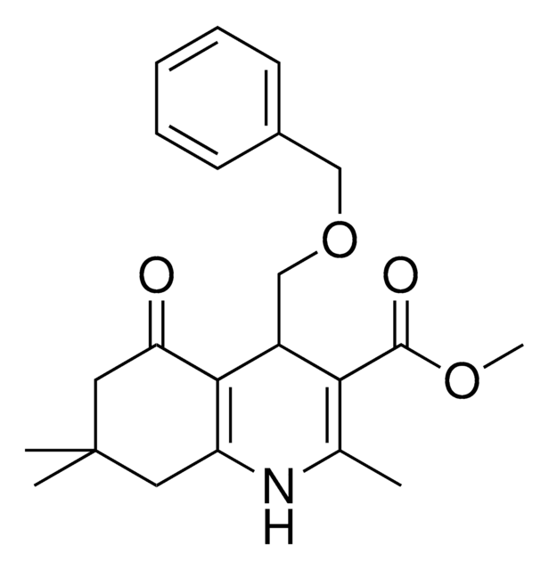 METHYL 4-[(BENZYLOXY)METHYL]-2,7,7-TRIMETHYL-5-OXO-1,4,5,6,7,8-HEXAHYDRO-3-QUINOLINECARBOXYLATE AldrichCPR