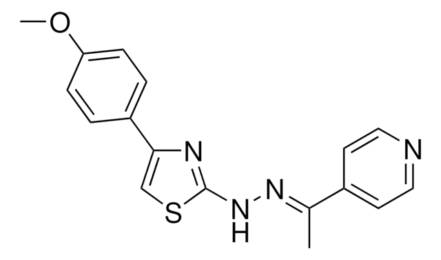 1-(4-PYRIDINYL)ETHANONE [4-(4-METHOXYPHENYL)-1,3-THIAZOL-2-YL]HYDRAZONE AldrichCPR