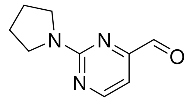 2-(1-Pyrrolidinyl)-4-pyrimidinecarbaldehyde AldrichCPR