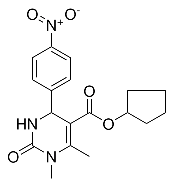 CYCLOPENTYL 1,6-DIMETHYL-4-(4-NITROPHENYL)-2-OXO-1,2,3,4-TETRAHYDRO-5-PYRIMIDINECARBOXYLATE AldrichCPR