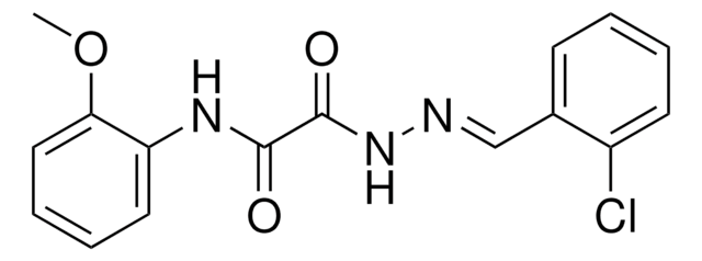 2-(2-(2-CHLOROBENZYLIDENE)HYDRAZINO)-N-(2-METHOXYPHENYL)-2-OXOACETAMIDE AldrichCPR