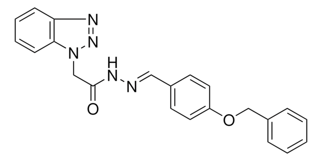 2-BENZOTRIAZOL-1-YL-ACETIC ACID (4-BENZYLOXY-BENZYLIDENE)-HYDRAZIDE AldrichCPR