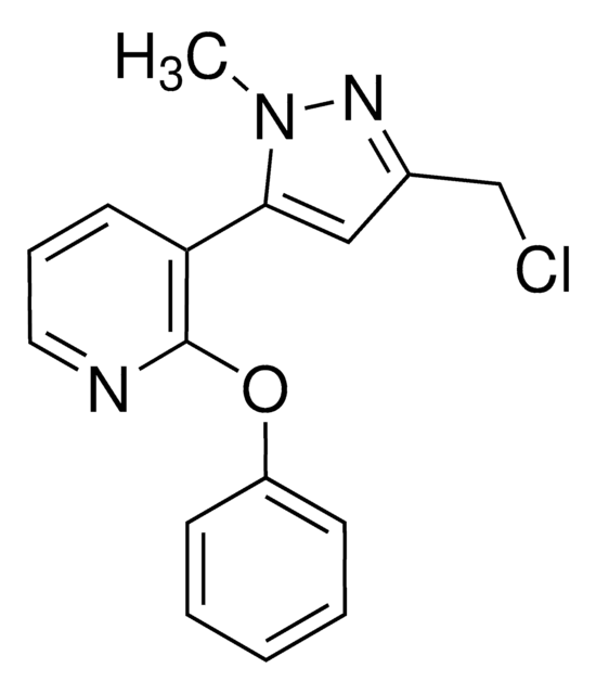 3-[3-(Chloromethyl)-1-methyl-1H-pyrazol-5-yl]-2-pyridinyl phenyl ether AldrichCPR