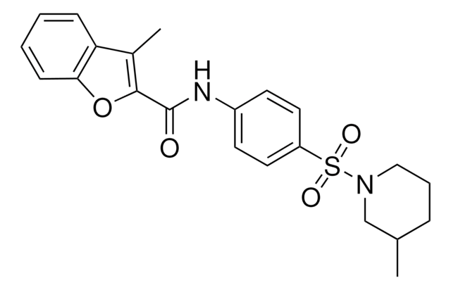 3-ME-N-(4-((3-METHYL-1-PIPERIDINYL)SULFONYL)PHENYL)-1-BENZOFURAN-2-CARBOXAMIDE AldrichCPR