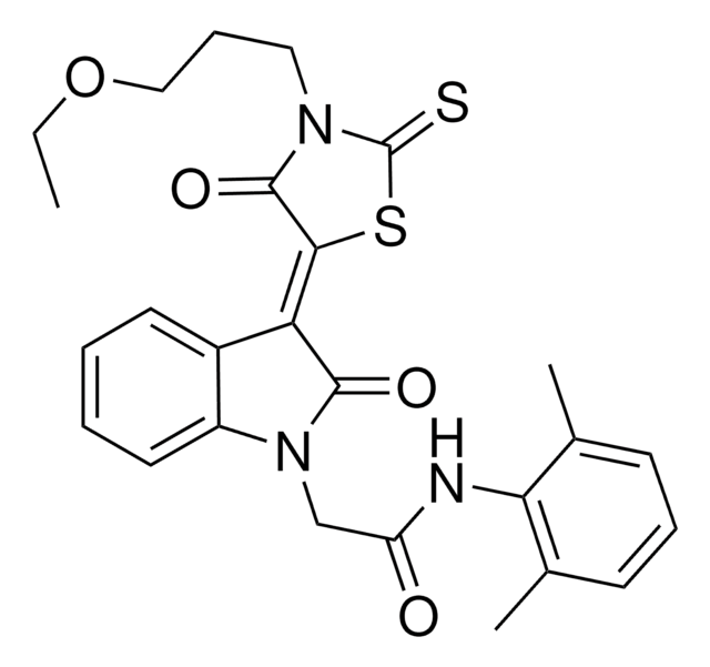 N-(2,6-DIMETHYLPHENYL)-2-{(3Z)-3-[3-(3-ETHOXYPROPYL)-4-OXO-2-THIOXO-1,3-THIAZOLIDIN-5-YLIDENE]-2-OXO-2,3-DIHYDRO-1H-INDOL-1-YL}ACETAMIDE AldrichCPR