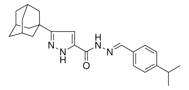 5-ADAMANTAN-1-YL-2H-PYRAZOLE-3-CARBOXYLIC ACID(4-ISOPROPYL-BENZYLIDENE)HYDRAZIDE AldrichCPR