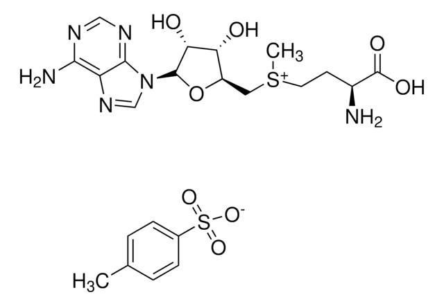 S-(5&#8242;-腺苷)-L-甲硫氨酸 对甲苯磺酸盐 &#8805;80% (HPLC), &#8805;80% (spectrophotometric assay)