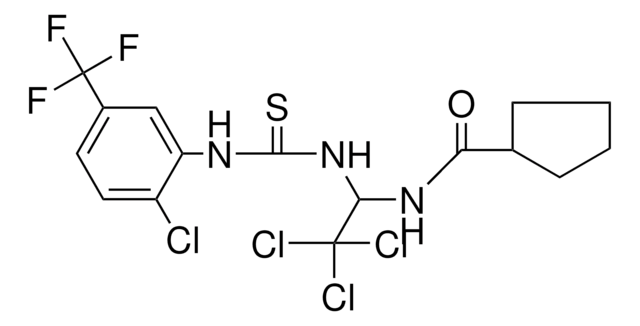 CYCLOPENTANECARBOXYLIC ACID (TRI-CL-(3-(CL-5-TRI-F-ME-PH)-THIOUREIDO)-ET)-AMIDE AldrichCPR