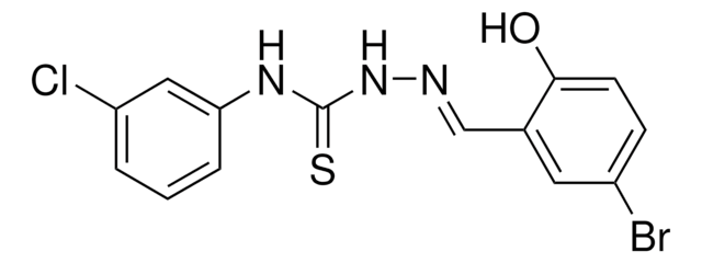 5-BROMO-2-HYDROXYBENZALDEHYDE N-(3-CHLOROPHENYL)THIOSEMICARBAZONE AldrichCPR