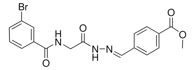 METHYL 4-(2-(((3-BROMOBENZOYL)AMINO)ACETYL)CARBOHYDRAZONOYL)BENZOATE AldrichCPR