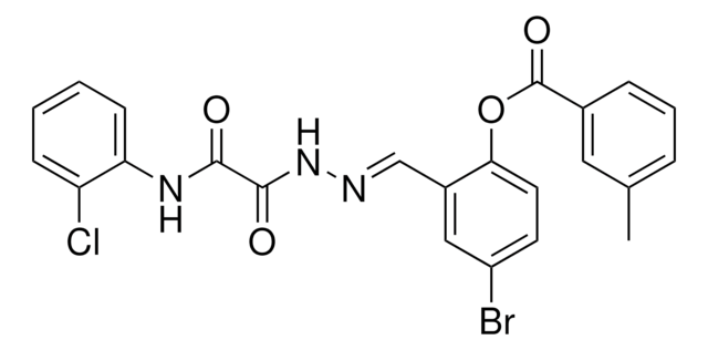 4-BR-2-(2-((2-CHLOROANILINO)(OXO)ACETYL)CARBOHYDRAZONOYL)PHENYL 3-METHYLBENZOATE AldrichCPR