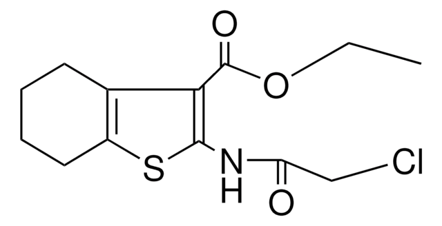 ETHYL 2-(2-CHLOROACETAMIDO)-4,5,6,7-TETRAHYDROBENZO(B)THIOPHENE-3-CARBOXYLATE AldrichCPR