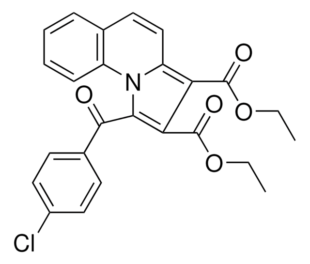 DIETHYL 1-(4-CHLOROBENZOYL)PYRROLO(1,2-A)QUINOLINE-2,3-DICARBOXYLATE AldrichCPR