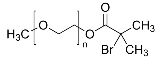 Poly(ethylene glycol) methyl ether 2-bromoisobutyrate average Mn 600