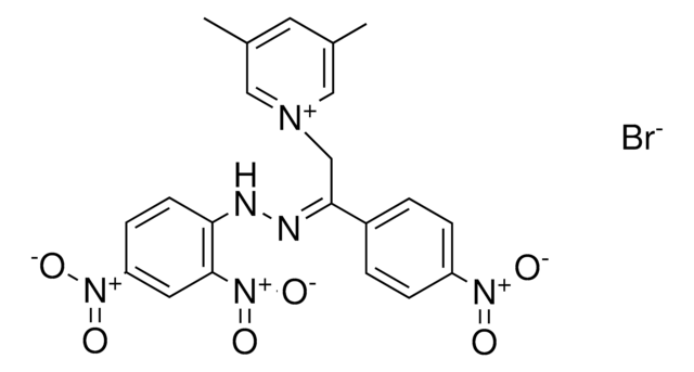 1-(2-((2,4-DINITRO-PH)-HYDRAZONO)-2-(4-NITRO-PH)-ET)-3,5-DIMETHYL-PYRIDINIUM, BR AldrichCPR