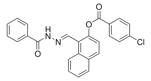 1-(2-BENZOYLCARBOHYDRAZONOYL)-2-NAPHTHYL 4-CHLOROBENZOATE AldrichCPR