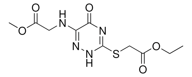 METHYL ({3-[(2-ETHOXY-2-OXOETHYL)SULFANYL]-5-OXO-2,5-DIHYDRO-1,2,4-TRIAZIN-6-YL}AMINO)ACETATE AldrichCPR