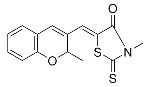 3-ME-5-((2-METHYL-2H-CHROMEN-3-YL)METHYLENE)-2-THIOXO-1,3-THIAZOLIDIN-4-ONE AldrichCPR