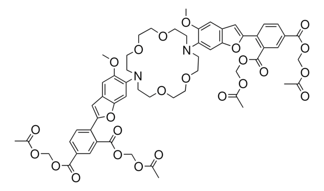 钾离子荧光探针（PBFI-AM） suitable for fluorescence, &#8805;98.0% (HPCE)