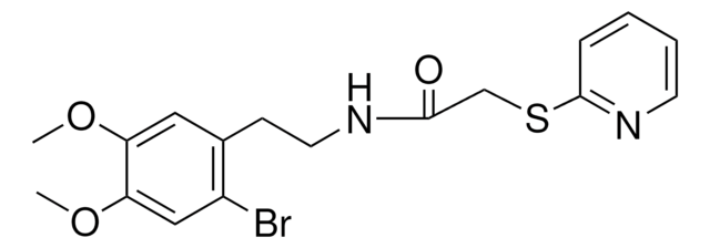 N-(2-(2-BROMO-4,5-DIMETHOXY-PHENYL)-ETHYL)-2-(PYRIDIN-2-YLSULFANYL)-ACETAMIDE AldrichCPR