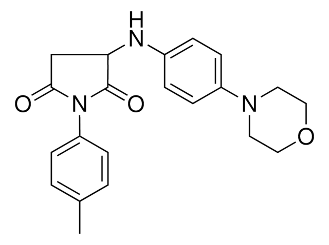 3-(4-MORPHOLIN-4-YL-PHENYLAMINO)-1-P-TOLYL-PYRROLIDINE-2,5-DIONE AldrichCPR